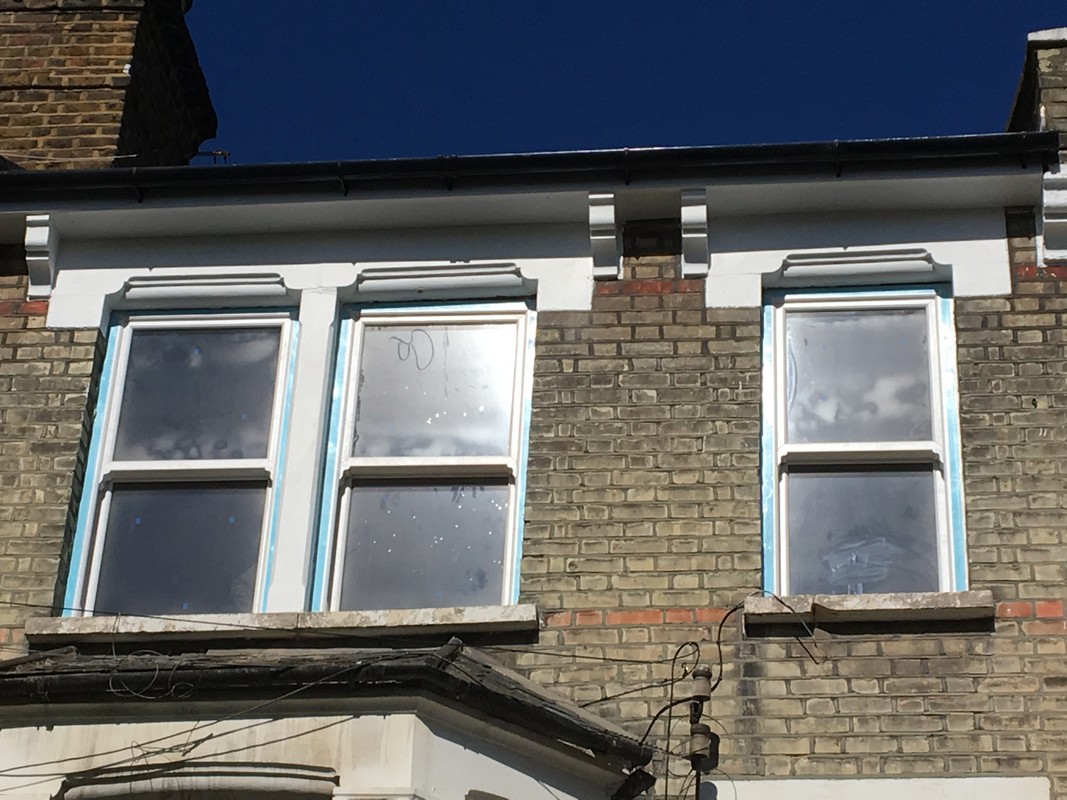 New uPVC sash windows fitted on Victorian terrace in Catford